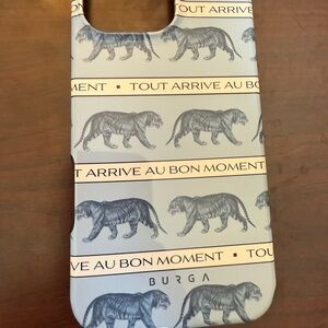 BURGA Tiger Print ‘Bon Moment’ iPhone Case